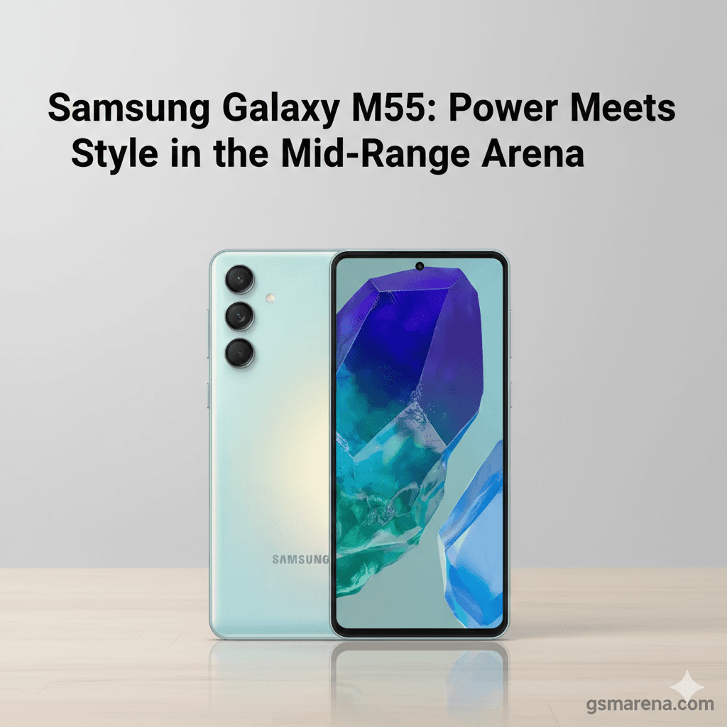 Samsung Galaxy M55: Power Meets Style in the Mid-Range Arena