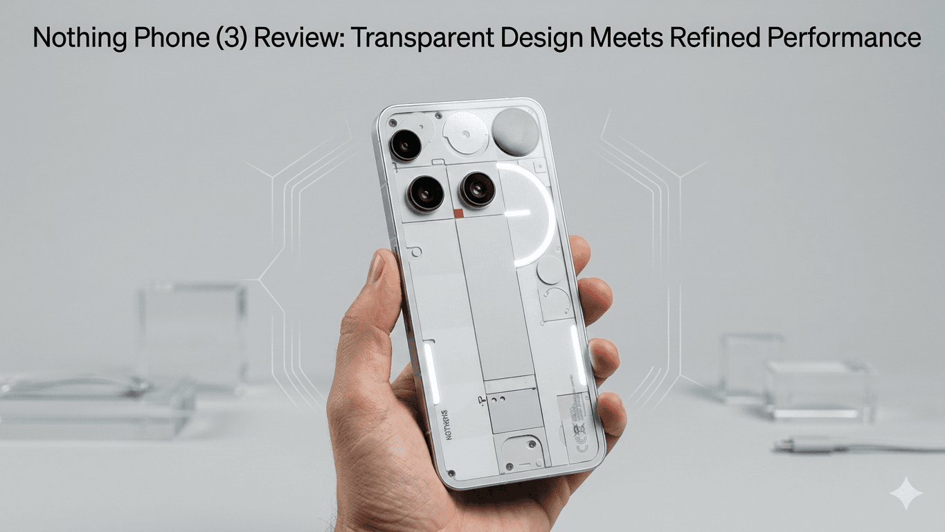 Nothing Phone (3) Review: Transparent Design Meets Flagship Ambition