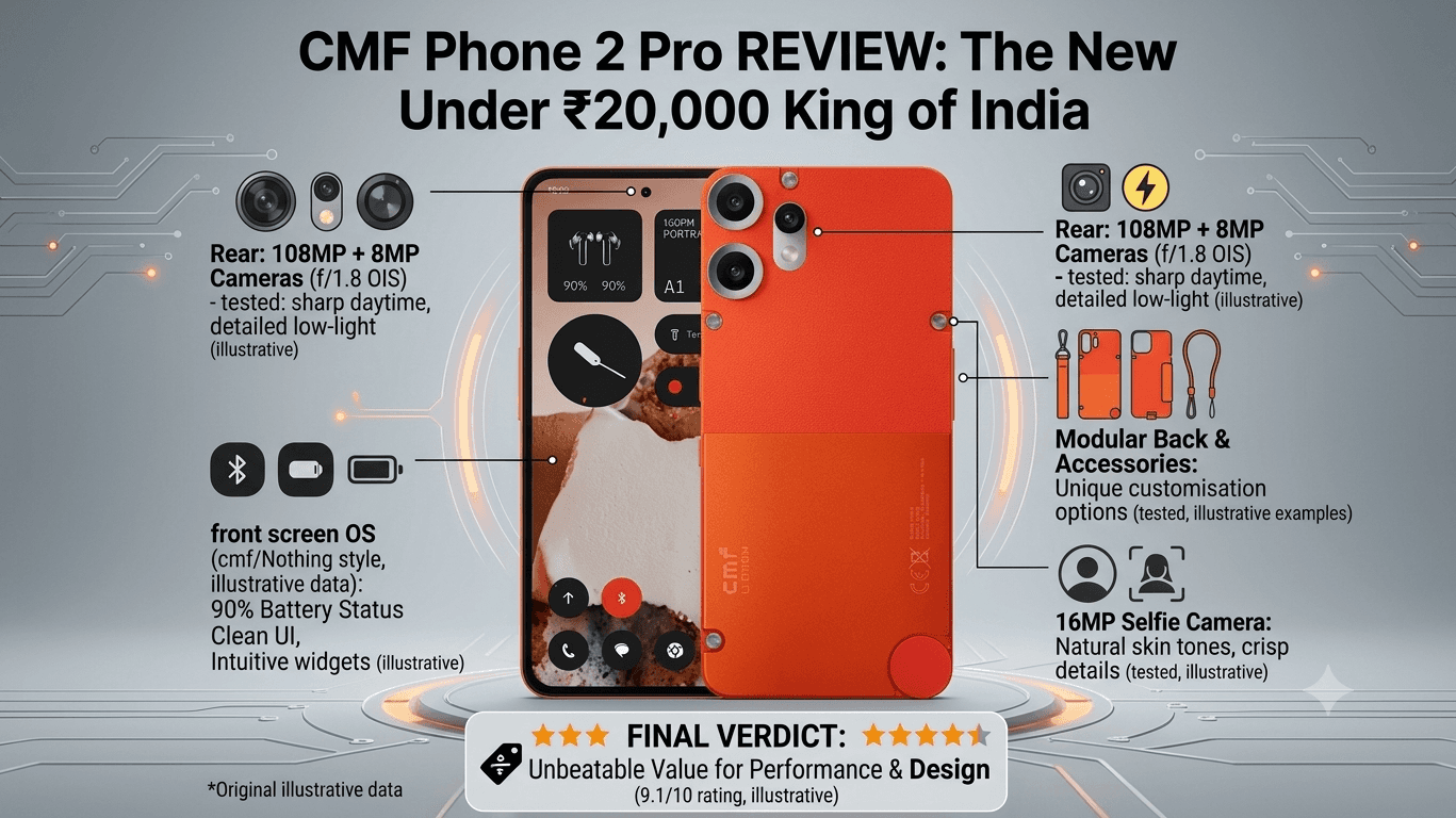 CMF Phone 2 Pro Review: Nothing's Budget Sub-Brand Just Made the Best Smartphone Under ₹20,000 in India