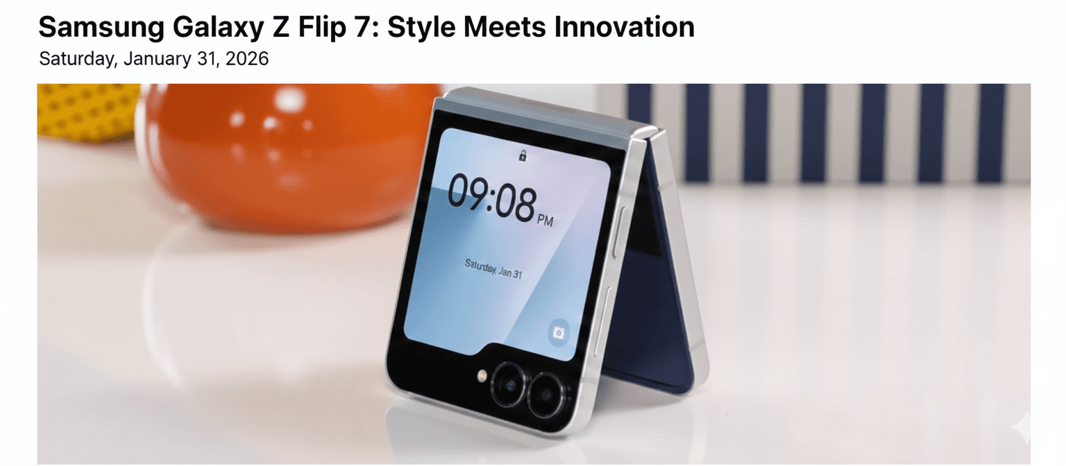 Samsung Galaxy Z Flip 7: Style Meets Innovation