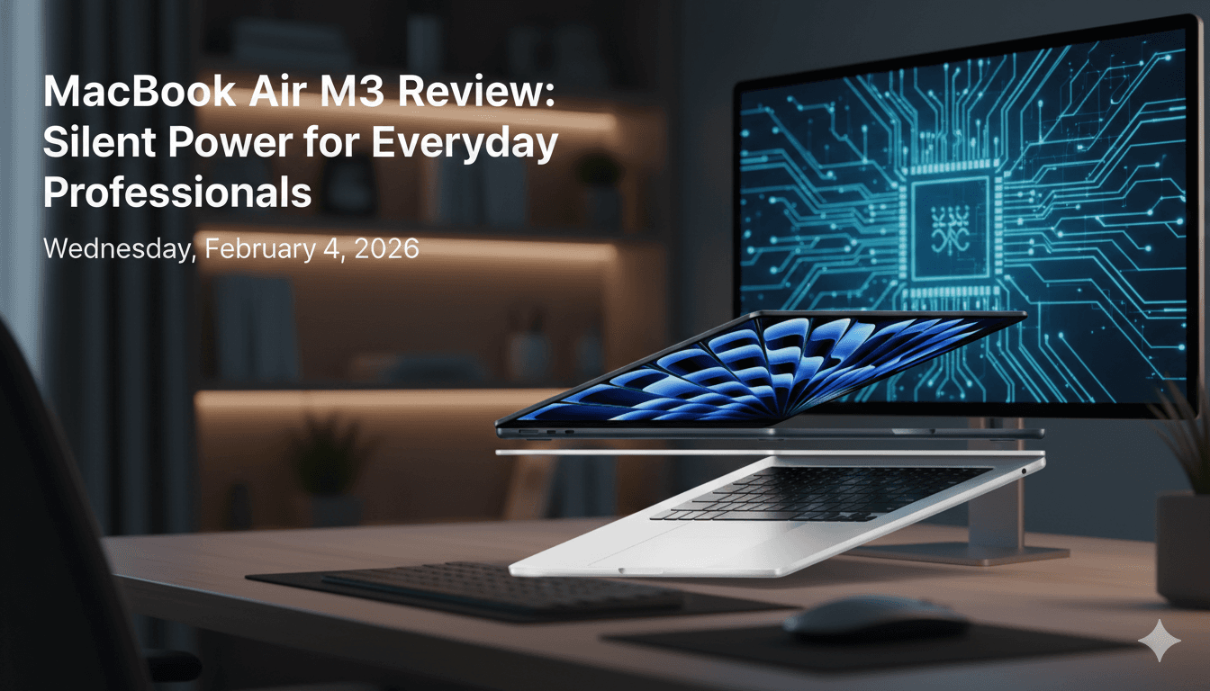 MacBook Air M3 Review: Silent Power for Everyday Professionals