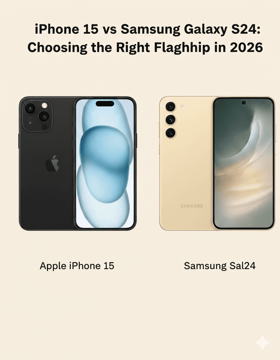 iPhone 15 vs Samsung Galaxy S24: Choosing the Right Flagship in 2026