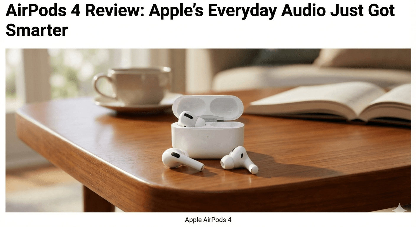 AirPods 4 Review: Apple’s Everyday Audio Just Got Smarter