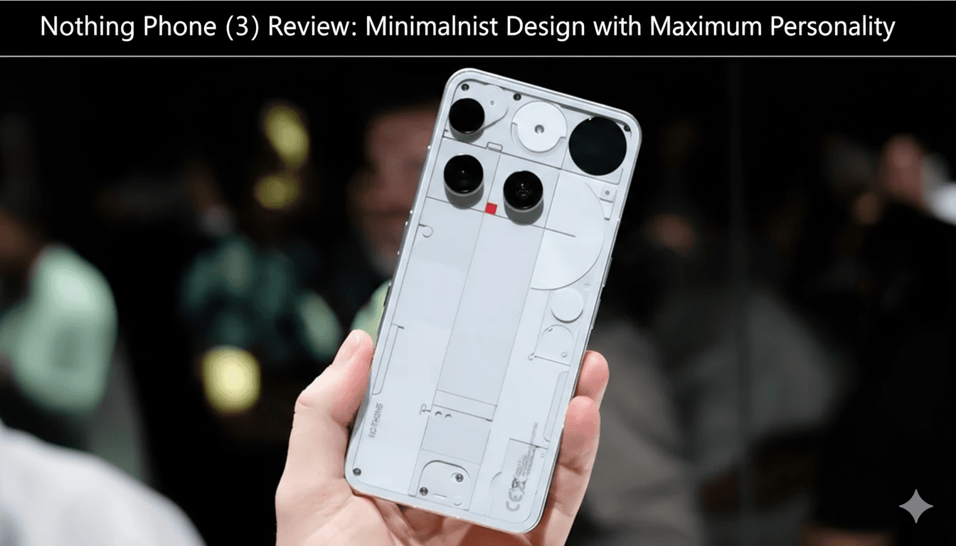 Nothing Phone (3) Review: Minimalist Design with Maximum Personality