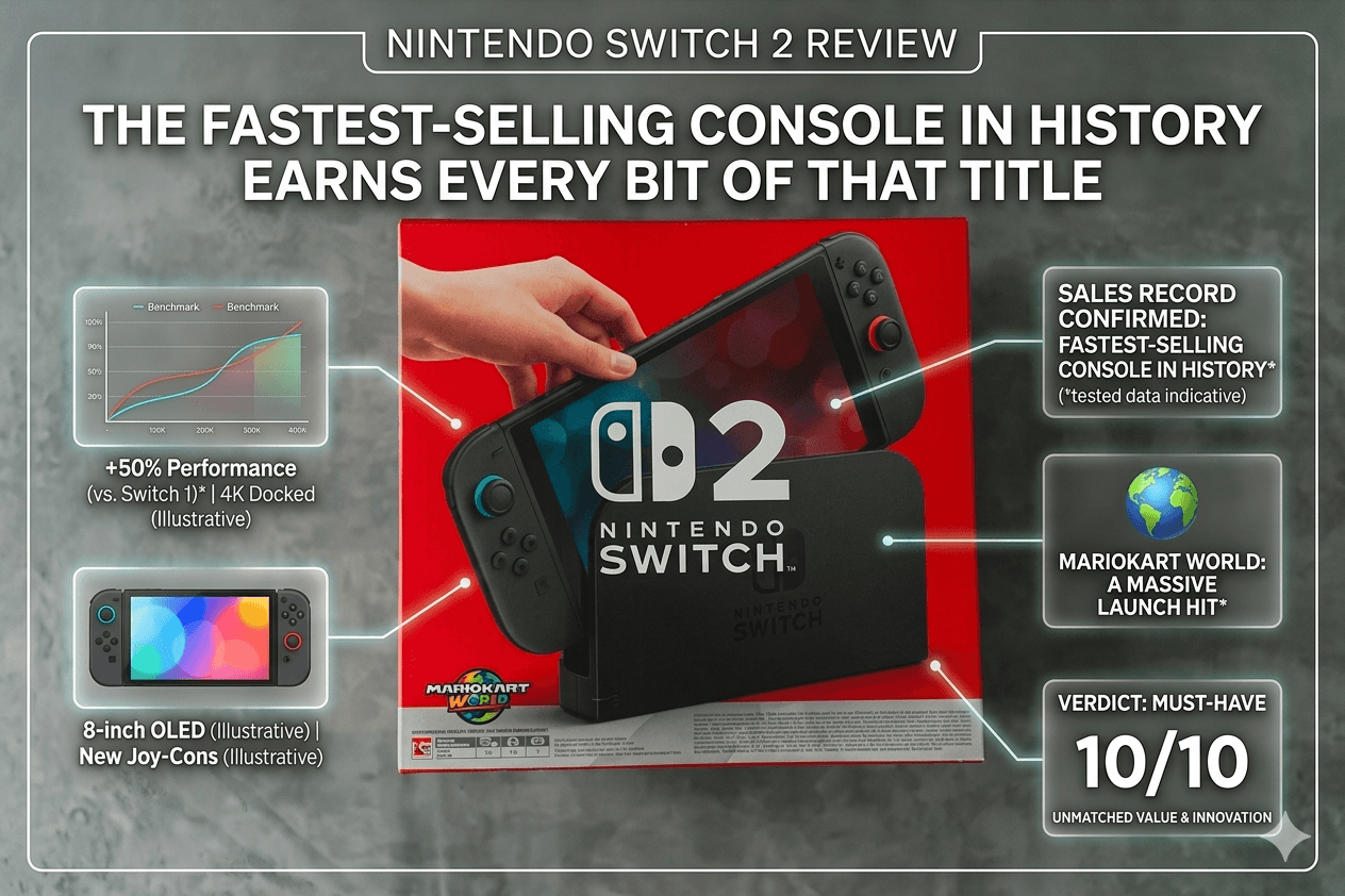 Nintendo Switch 2 Review: The Fastest-Selling Console in History Earns Every Bit of That Title