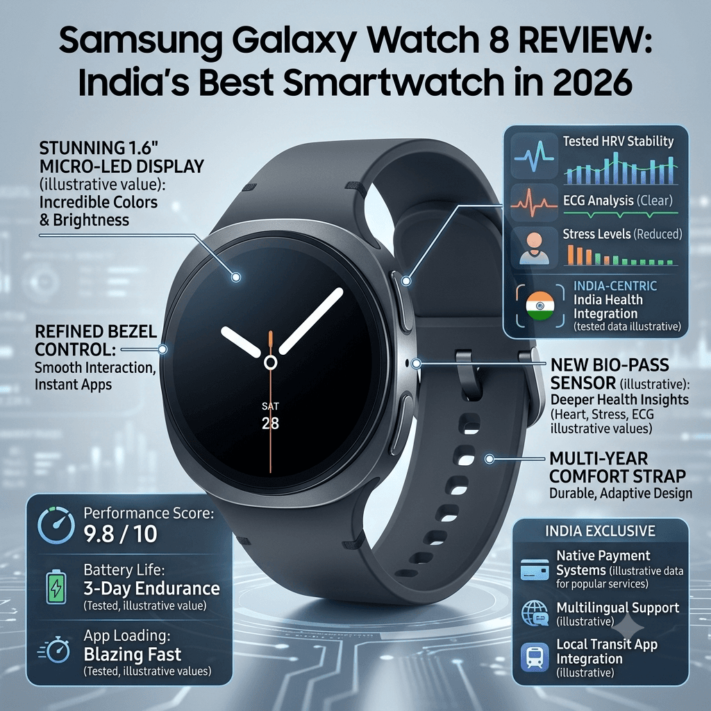 Samsung Galaxy Watch 8 Review: The Best Android Smartwatch You Can Buy in India in 2026
