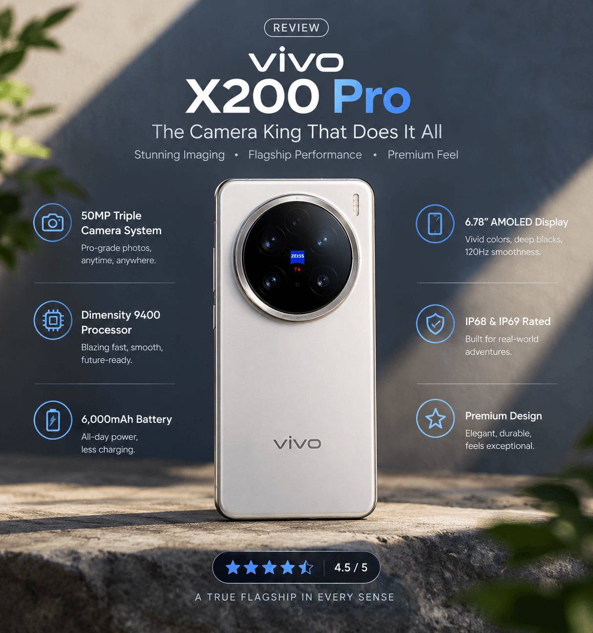 Vivo X200 Pro Review: The Photography Flagship With 200MP ZEISS Telephoto and 6,000mAh Battery That Redefines Mobile Imaging at a Remarkably Reasonable $761 Price